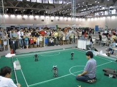 [RoboCup会場の様子その2]